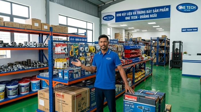 Ứng dụng kệ trung tải cho cửa hàng vật tư Quảng Ngãi Ứng dụng kệ trung tải trong cửa hàng vật tư và kho bán lẻ tại Quảng Ngãi