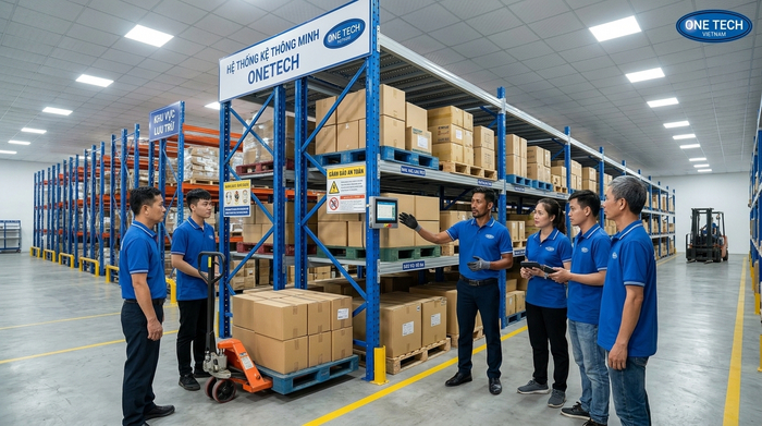 Đào tạo vận hành và bàn giao kệ kho thông minh