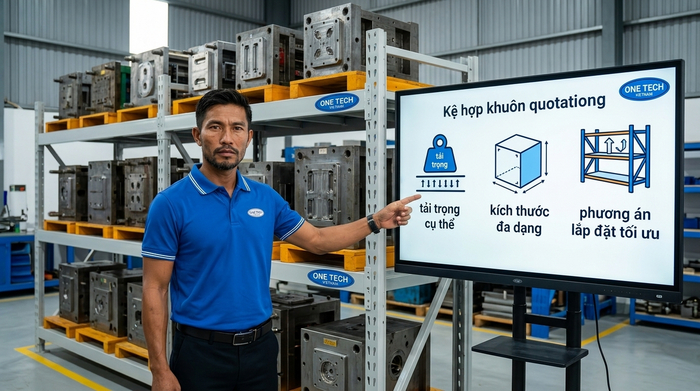 Báo giá Kệ Khuôn Quảng Ngãi theo tải trọng kích thước và phương án lắp đặt