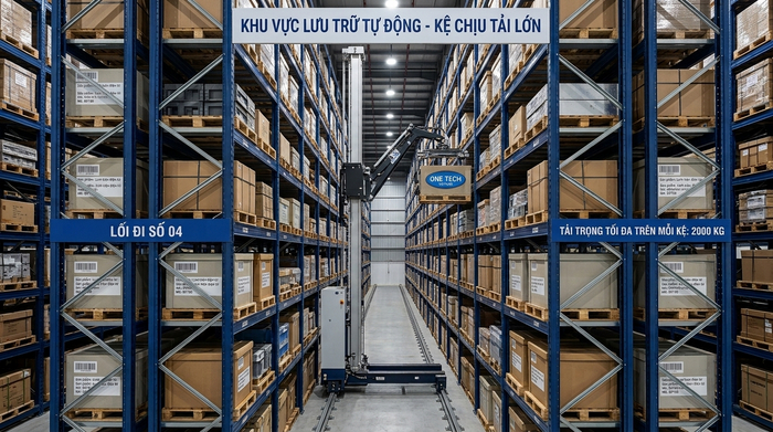Báo giá Stacker-Crane Quảng Ngãi theo cấu hình kho và tải trọng hàng hóa