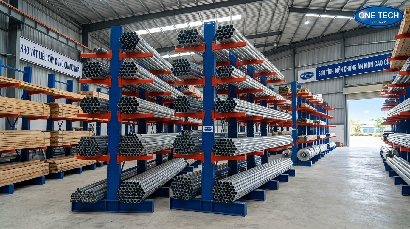 Kệ tay đỡ chống ăn mòn cho môi trường ven biển tại Quảng Ngãi