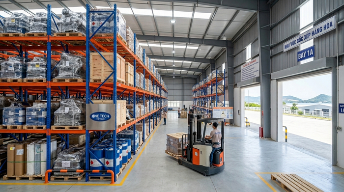Hệ thống kệ Selective tại khu công nghiệp Quảng Ngãi Kệ Selective Quảng Ngãi lắp đặt tại khu công nghiệp