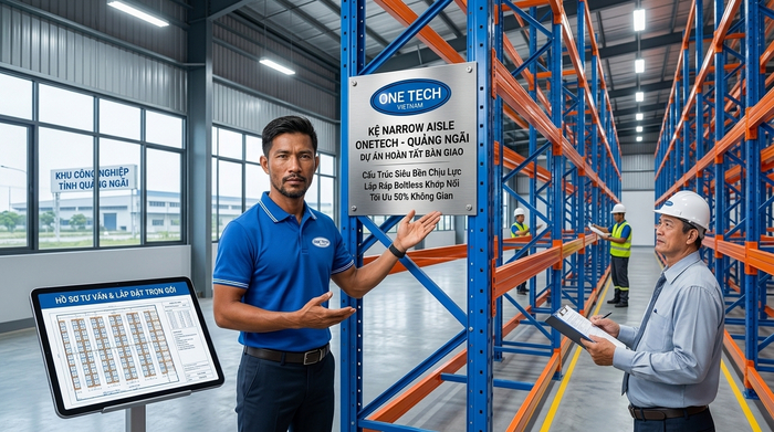 Quy trình lắp đặt kệ narrow aisle tại Quảng Ngãi Quy trình lắp đặt Kệ Narrow Aisle Quảng Ngãi từ khảo sát đến bàn giao