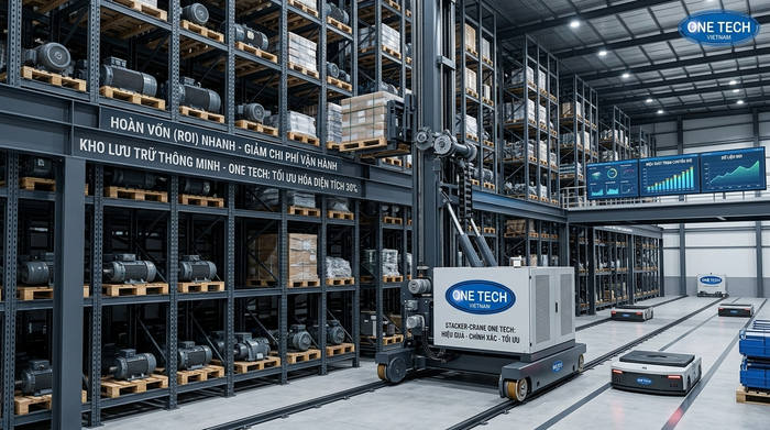 Tối ưu chi phí vận hành và ROI khi đầu tư Stacker-Crane Quảng Ngãi
