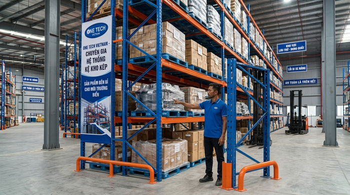 Tư vấn Kệ Double Deep Quảng Ngãi cho doanh nghiệp kho công nghiệp