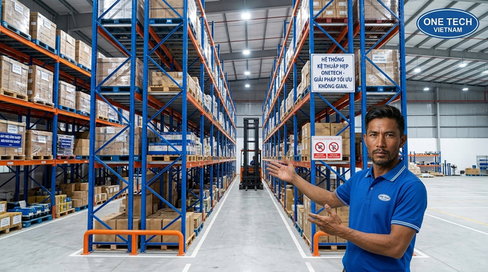 Tư vấn thiết kế kệ narrow aisle tại Quảng Ngãi Tư vấn Kệ Narrow Aisle Quảng Ngãi trực tiếp tại kho doanh nghiệp