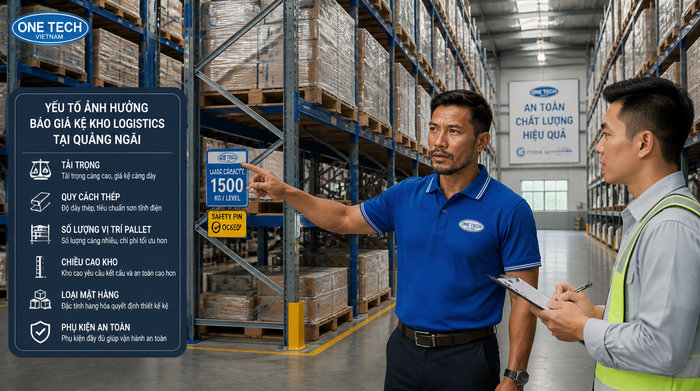 Báo giá kệ kho logistics Quảng Ngãi Báo giá kệ kho logistics Quảng Ngãi theo tải trọng và layout kho