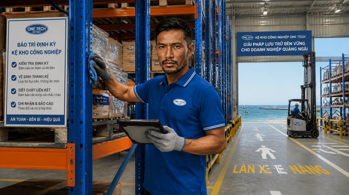 Bảo trì kệ kho logistics định kỳ Bảo trì kệ kho logistics Quảng Ngãi trong môi trường ven biển
