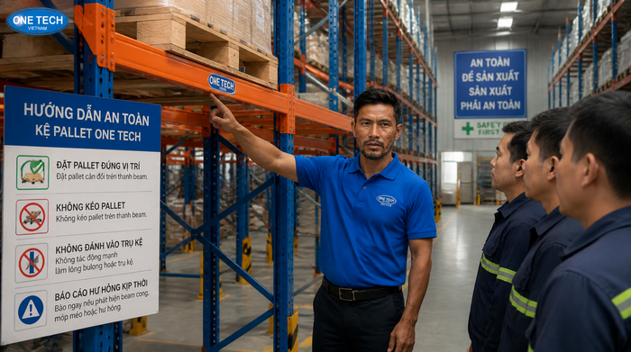 Đào tạo vận hành kệ kho logistics sau bàn giao Đào tạo quy trình vận hành kệ kho logistics an toàn tại Quảng Ngãi