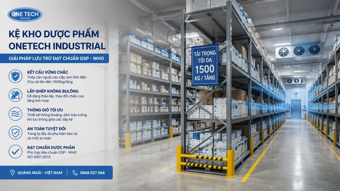 Phụ kiện an toàn cho kệ kho dược phẩm tại Quảng Ngãi