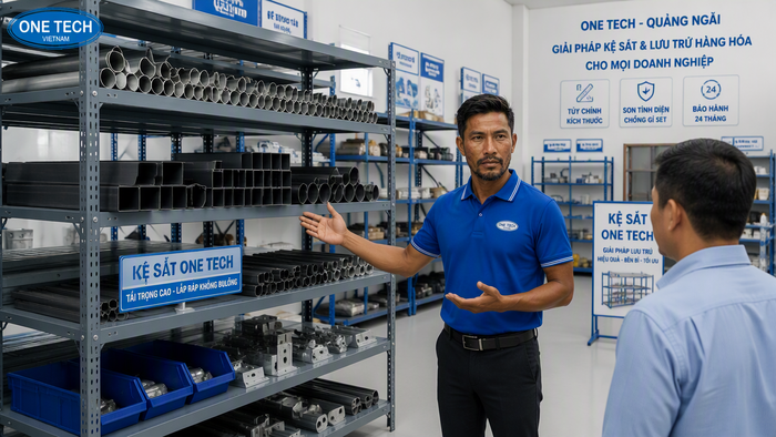 Tư vấn kệ để ống thép Quảng Ngãi Tư vấn kệ để ống thép Quảng Ngãi bởi OneTech