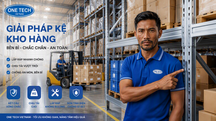 Vận hành kệ xếp chồng bằng xe nâng an toàn Vận hành kệ xếp chồng bằng xe nâng trong kho hàng