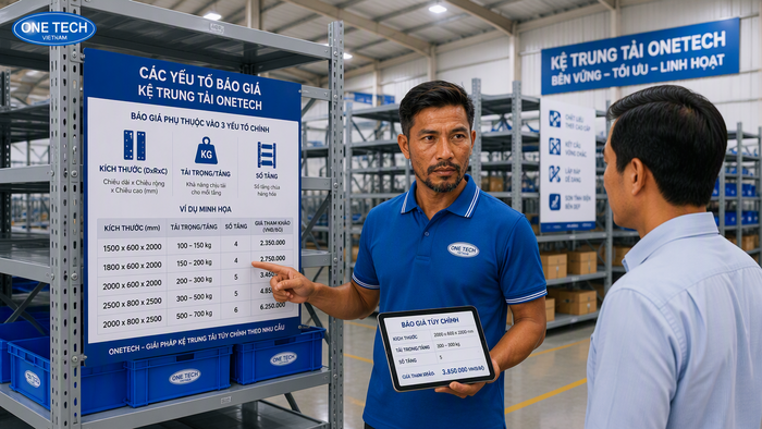Báo giá kệ trung tải Quảng Ngãi theo nhu cầu thực tế Báo giá kệ trung tải Quảng Ngãi theo kích thước, tải trọng và số tầng